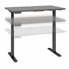 Bush Business Furniture Move 60 Series 48W Electric Height Adjustable Standing Desk, Platinum Gray/