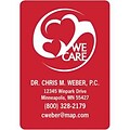 Medical Arts Press® Medical Color Choice Magnets; We Care Hearts