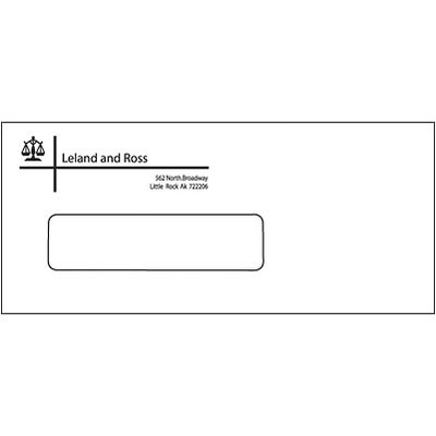 #10 Peel & Seel® Standard 1-Color Envelopes with Window