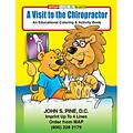 Custom Printed A Visit to the Chiropractor Coloring and Activity Book