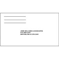 #9 Business Reply Envelope; V-Flap