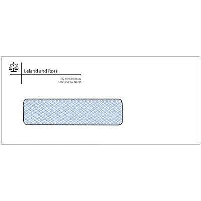 #10 Confidential Envelopes with Window, V-Flap