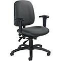 Global® Goal Low-Back Multi-Tilter Task Chair with Arms; Grey