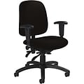Global® Goal Low-Back Multi-Tilter Task Chair with Arms; Black