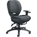 Global® Mallorca Medium-Back Task Chair; Grey
