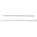Boardwalk Wrapped Jumbo Straws; 7-3/4L, White With Red Stripe
