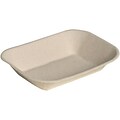 Chinet® JUST Food Tray, Beige, 9(W) x 7(D), 500/Case