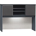 Bush Business Furniture Cubix Collection in Slate Finish; 48 Hutch, Ready to Assemble