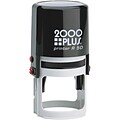 2000 Plus® Self-Inking Round Notary Stamp; 1-15/16 Diameter, Up to 14 Lines