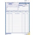 8-1/2x11 2-part Purchase Orders; Blue