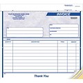 8-1/2x7 4-part Invoices; Blue