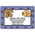 Medical Arts Press® 2x3 Glossy Full-Color Veterinary Magnets; Bone and Yarn Border