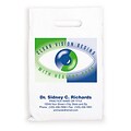 Medical Arts Press® Eye Care Personalized Jumbo 2-Color Supply Bags; 12 x 16, Clear Visions Begins,