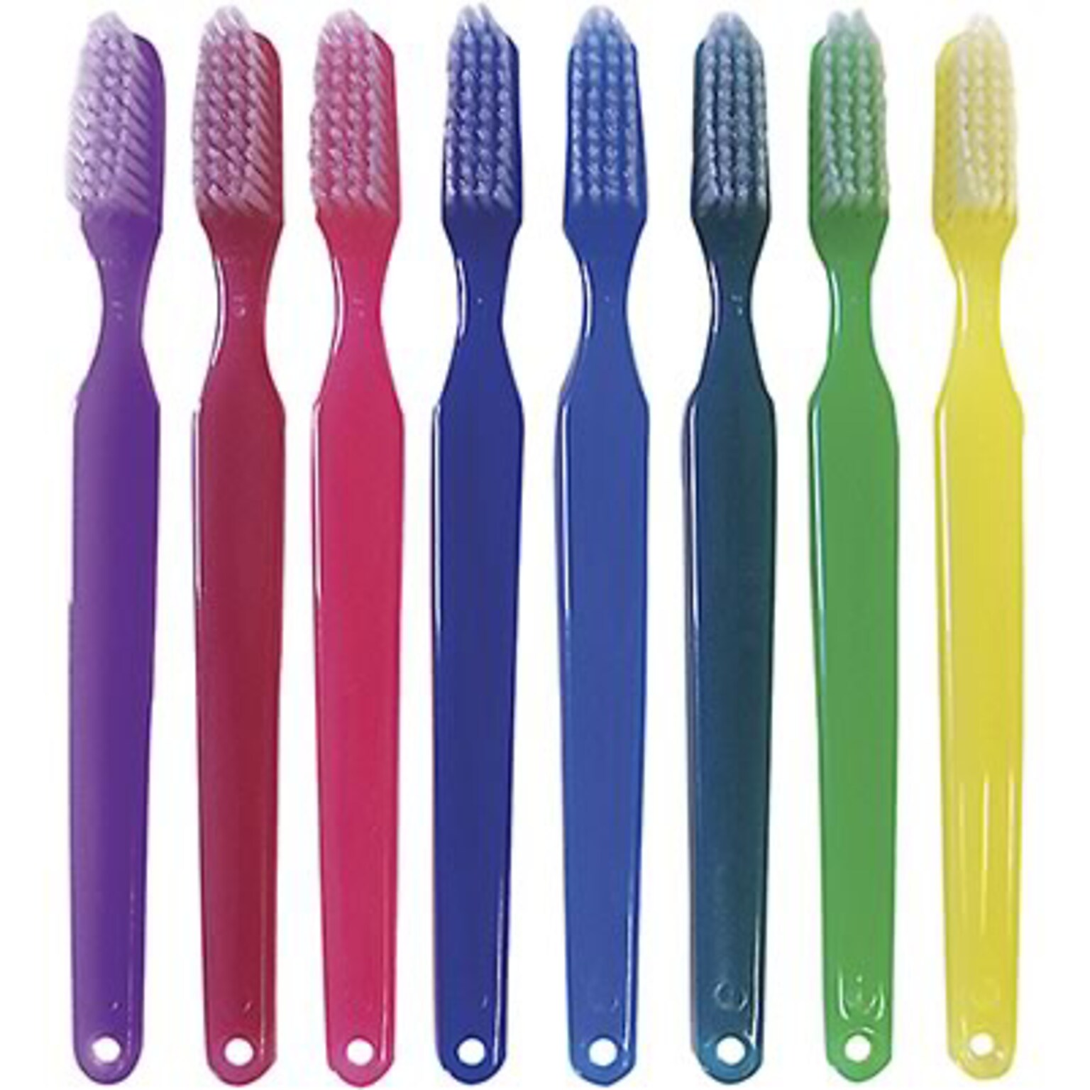 OraLine® Adult Toothbrushes; 41 Tufts, Rainbow