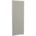 Maxon® Parallel® 66Hx24W Office Partition Panels, Grey/Grey