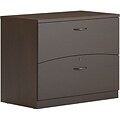 Mayline® Brighton Collection in Mocha; Lateral File