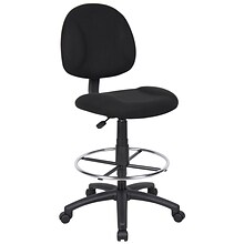 Boss® Drafting Stool w/ Footring; Black