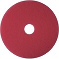 Premiere® Floor Pads; Buffing, 17, Red, 5 Pads/Case