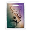 Medical Arts Press® Medical Personalized Full Color Bags; 9x13, Stethoscope Photo, 100 Bags, (41563