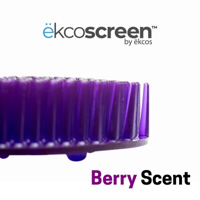 Diversey Ekcoscreen Urinal Screen, Berry, 12/Carton (EKS-1P-12)