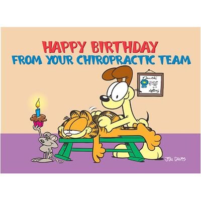 Garfield Chiropractic Standard 4x6 Postcards; From Your Chiropractic Team