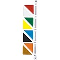 The Indicator® Primary Colors Triangular Signals; 8-Flags