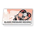 Medical Arts Press® Fold Over Medical Cards; Blood Pressure