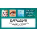 Medical Arts Press® Eye Care Business Card Magnets; Prevent/Detect/Correct