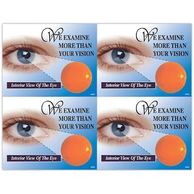 Medical Arts Press® Eye Care Postcards; for Laser Printer; Exam More Than Vision, 100/Pk