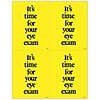 Medical Arts Press® Eye Care Postcards; for Laser Printer; Blurry, Its Time For Exam, 100/Pk