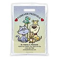 Medical Arts Press® Veterinary Personalized Full-Color Bags; 9x13, Cartoon Pets, 100 Bags, (41613)