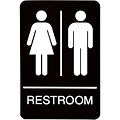ADA Braille Restroom Sign; Men/Women