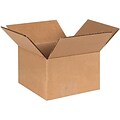 6Lx6Wx4H(D) Single-Wall Corrugated Boxes; Brown, 25 Boxes/Bundle