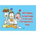 Garfield Chiropractic Standard 4x6 Postcards; Birthday Greetings