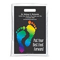 Medical Arts Press® Podiatry Personalized Full-Color Bags; 11x15, Foot Forward