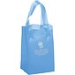 Custom Frosted Brite Shoppers; 8Hx5Wx3"D