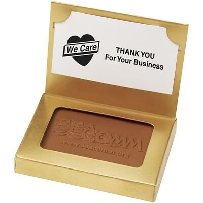 Custom Chocolate Cookie with Business Card Holder