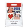 Medical Arts Press® Medical Personalized Full-Color Bags; 11x15, We Care Hearts