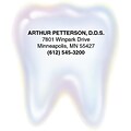 Medical Arts Press® Dental Die-Cut Magnets; 2x2-1/2, Shimmering Tooth Design