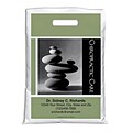 Medical Arts Press® Chiropractic Personalized Full-Color Bags; 9x13, Balanced Rocks