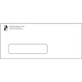 Medical Arts Press® Single Window Gummed #10 Envelopes; White, Security Tint, Personalized, 500/Box