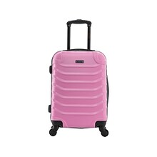 InUSA Endurance Polycarbonate/ABS Carry-On Suitcase, Pink (IUEND00S-PNK)