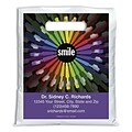 Medical Arts Press® Dental Personalized Full Color Bags; 7-1/2x9, Toothbrush, 100 Bags, (56636)