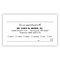 Custom 1-2 Color Appointment Cards, Ivory Index 110# Cover Stock, Raised 1 Standard & 1 Custom Inks,