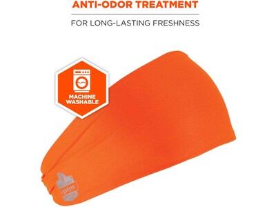 Ergodyne Chill-Its 6634 Cooling Headband, Orange, One Size (12704)