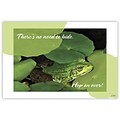 Medical Arts Press® Standard 4x6 Postcards; Frog in Lily Pads