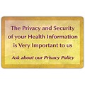 Medical Arts Press® Private Message Signs; Health Information