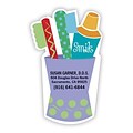 Medical Arts Press® Dental Die-Cut Magnets; Toothbrushes and Paste in Cup