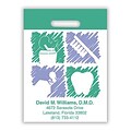 Medical Arts Press® Dental Personalized Large 2-Color Supply Bags; 9 x 13, Purple/Green, Dental Gra