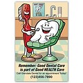 Smile Team™ Front Imprint Postcard; Dental Chair